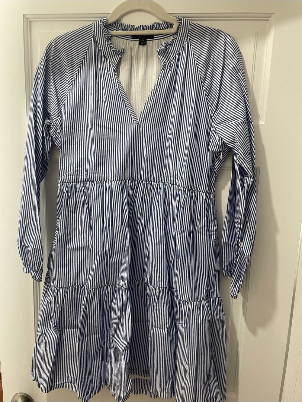 J Crew Striped Dress Size XS WITH POCKETS!